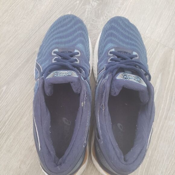 Asics Gel Nimbus 22 1012A587 Blue Athletic Running Shoes Sneakers Women Sz 10.5 - Picture 6 of 12